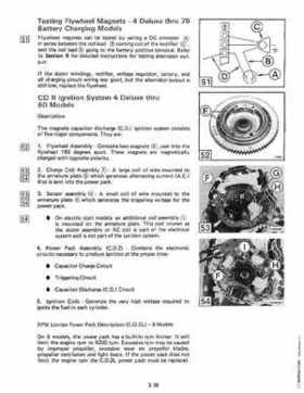1984 Johnson Evinrude 2 thru V-6 Service Repair Manual P/N 394607, Page 205