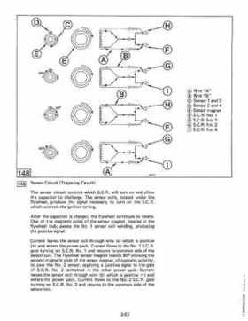 1984 Johnson Evinrude 2 thru V-6 Service Repair Manual P/N 394607, Page 249