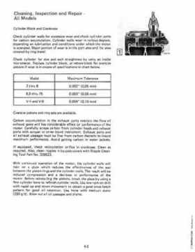 1984 Johnson Evinrude 2 thru V-6 Service Repair Manual P/N 394607, Page 269