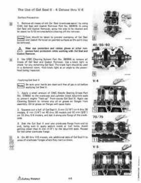 1984 Johnson Evinrude 2 thru V-6 Service Repair Manual P/N 394607, Page 272