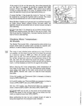 1984 Johnson Evinrude 2 thru V-6 Service Repair Manual P/N 394607, Page 273