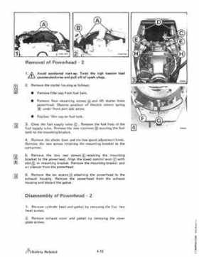 1984 Johnson Evinrude 2 thru V-6 Service Repair Manual P/N 394607, Page 278