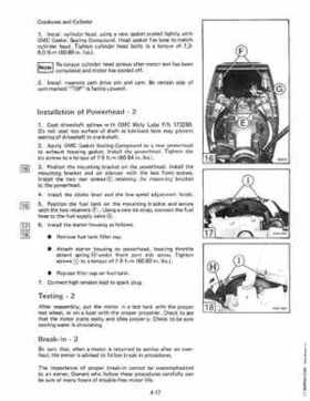1984 Johnson Evinrude 2 thru V-6 Service Repair Manual P/N 394607, Page 283