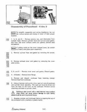 1984 Johnson Evinrude 2 thru V-6 Service Repair Manual P/N 394607, Page 287