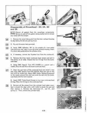 1984 Johnson Evinrude 2 thru V-6 Service Repair Manual P/N 394607, Page 305