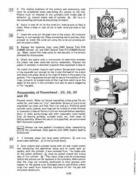 1984 Johnson Evinrude 2 thru V-6 Service Repair Manual P/N 394607, Page 309