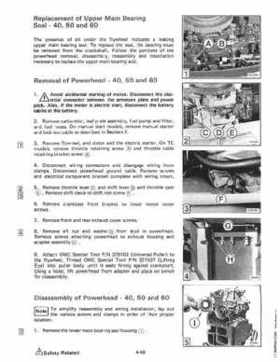 1984 Johnson Evinrude 2 thru V-6 Service Repair Manual P/N 394607, Page 315