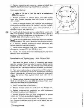1984 Johnson Evinrude 2 thru V-6 Service Repair Manual P/N 394607, Page 319