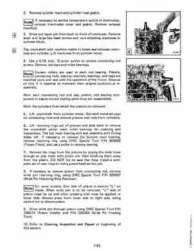 1984 Johnson Evinrude 2 thru V-6 Service Repair Manual P/N 394607, Page 321
