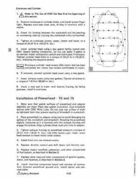 1984 Johnson Evinrude 2 thru V-6 Service Repair Manual P/N 394607, Page 324