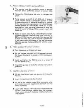 1984 Johnson Evinrude 2 thru V-6 Service Repair Manual P/N 394607, Page 401