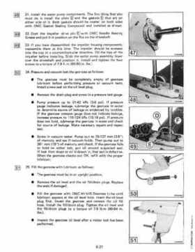 1984 Johnson Evinrude 2 thru V-6 Service Repair Manual P/N 394607, Page 418