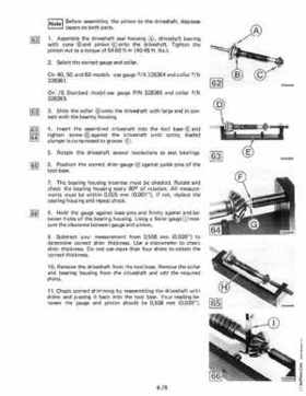 1984 Johnson Evinrude 2 thru V-6 Service Repair Manual P/N 394607, Page 469