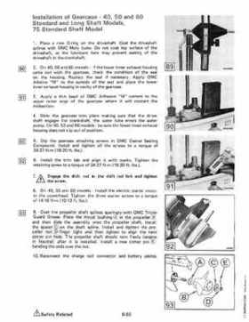 1984 Johnson Evinrude 2 thru V-6 Service Repair Manual P/N 394607, Page 474