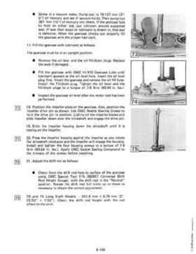 1984 Johnson Evinrude 2 thru V-6 Service Repair Manual P/N 394607, Page 491
