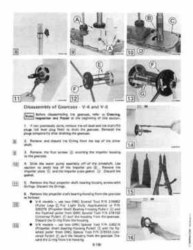 1984 Johnson Evinrude 2 thru V-6 Service Repair Manual P/N 394607, Page 497
