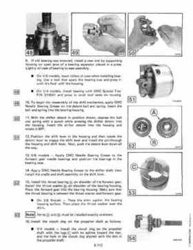 1984 Johnson Evinrude 2 thru V-6 Service Repair Manual P/N 394607, Page 503