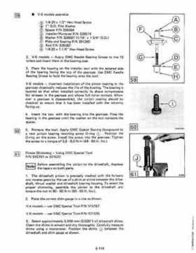 1984 Johnson Evinrude 2 thru V-6 Service Repair Manual P/N 394607, Page 505