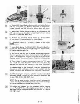 1984 Johnson Evinrude 2 thru V-6 Service Repair Manual P/N 394607, Page 508