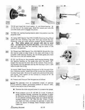 1984 Johnson Evinrude 2 thru V-6 Service Repair Manual P/N 394607, Page 509