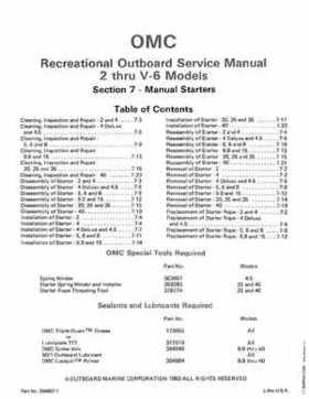 1984 Johnson Evinrude 2 thru V-6 Service Repair Manual P/N 394607, Page 513