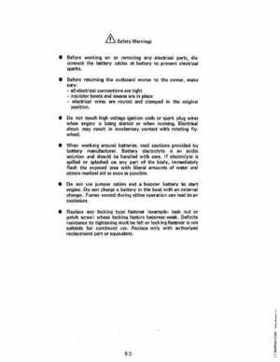 1984 Johnson Evinrude 2 thru V-6 Service Repair Manual P/N 394607, Page 537