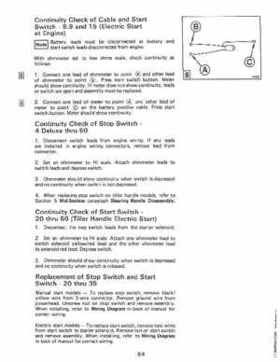 1984 Johnson Evinrude 2 thru V-6 Service Repair Manual P/N 394607, Page 544