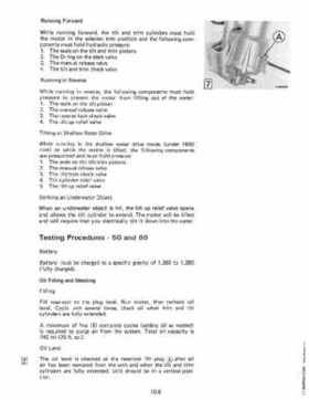 1984 Johnson Evinrude 2 thru V-6 Service Repair Manual P/N 394607, Page 613