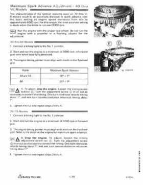 1985 Johnson/Evinrude 2 thru V-6 models service repair manual final edition P/N 507508, Page 78