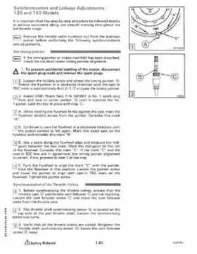 1985 Johnson/Evinrude 2 thru V-6 models service repair manual final edition P/N 507508, Page 81