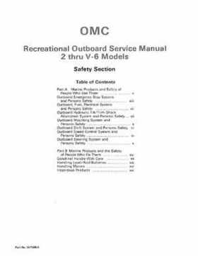 1985 Johnson/Evinrude 2 thru V-6 models service repair manual final edition P/N 507508, Page 90