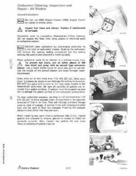 1985 Johnson/Evinrude 2 thru V-6 models service repair manual final edition P/N 507508, Page 129