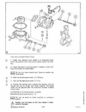1985 Johnson/Evinrude 2 thru V-6 models service repair manual final edition P/N 507508, Page 138