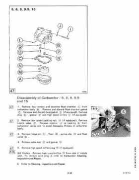 1985 Johnson/Evinrude 2 thru V-6 models service repair manual final edition P/N 507508, Page 150