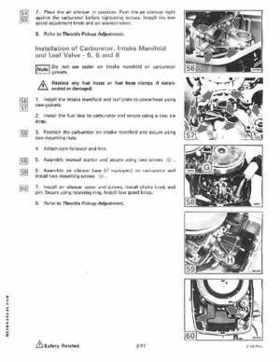 1985 Johnson/Evinrude 2 thru V-6 models service repair manual final edition P/N 507508, Page 153