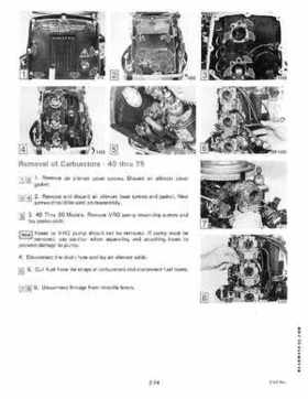 1985 Johnson/Evinrude 2 thru V-6 models service repair manual final edition P/N 507508, Page 166