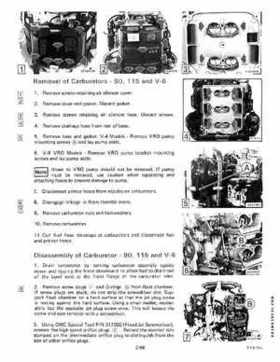 1985 Johnson/Evinrude 2 thru V-6 models service repair manual final edition P/N 507508, Page 178