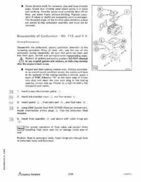 1985 Johnson/Evinrude 2 thru V-6 models service repair manual final edition P/N 507508, Page 181