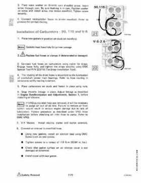 1985 Johnson/Evinrude 2 thru V-6 models service repair manual final edition P/N 507508, Page 184