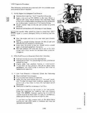 1985 Johnson/Evinrude 2 thru V-6 models service repair manual final edition P/N 507508, Page 196