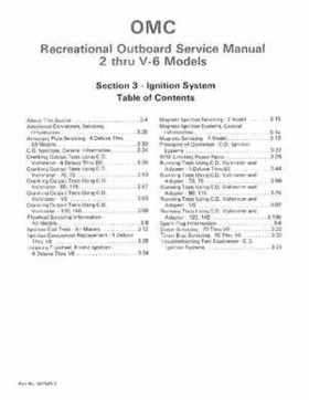 1985 Johnson/Evinrude 2 thru V-6 models service repair manual final edition P/N 507508, Page 199