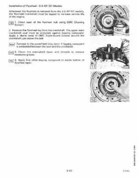 1985 Johnson/Evinrude 2 thru V-6 models service repair manual final edition P/N 507508, Page 206