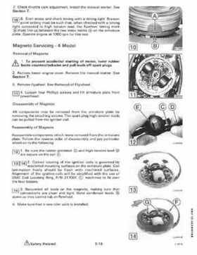 1985 Johnson/Evinrude 2 thru V-6 models service repair manual final edition P/N 507508, Page 214