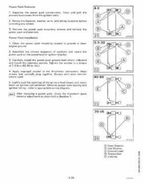 1985 Johnson/Evinrude 2 thru V-6 models service repair manual final edition P/N 507508, Page 224