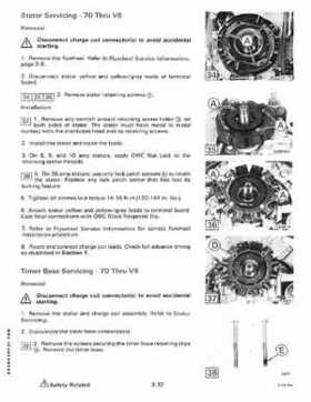 1985 Johnson/Evinrude 2 thru V-6 models service repair manual final edition P/N 507508, Page 227