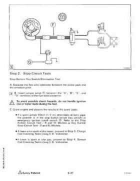 1985 Johnson/Evinrude 2 thru V-6 models service repair manual final edition P/N 507508, Page 231