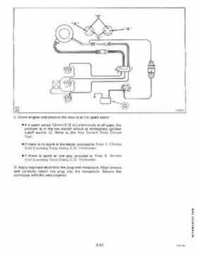 1985 Johnson/Evinrude 2 thru V-6 models service repair manual final edition P/N 507508, Page 244