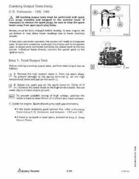 1985 Johnson/Evinrude 2 thru V-6 models service repair manual final edition P/N 507508, Page 290