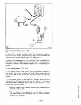 1985 Johnson/Evinrude 2 thru V-6 models service repair manual final edition P/N 507508, Page 292
