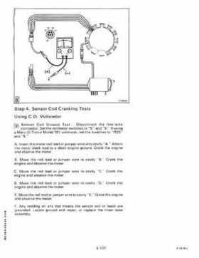 1985 Johnson/Evinrude 2 thru V-6 models service repair manual final edition P/N 507508, Page 295